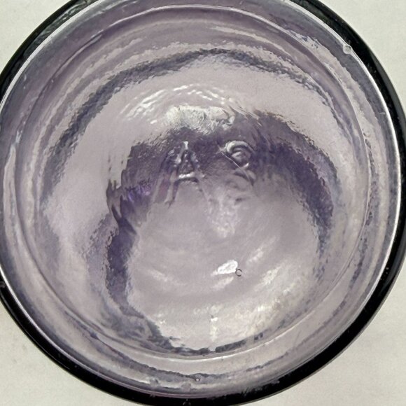 Vintage Apothecary Purple Glass Bottle With Cork Lid - Picture 12 of 13